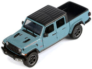 2021 Jeep Gladiator Rubicon (Closed Top) Pickup Truck Blue with Black Top 1/24-1/27 Diecast Model Car by Motormax image 5