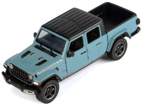 2021 Jeep Gladiator Rubicon (Closed Top) Pickup Truck Blue with Black Top 1/24-1/27 Diecast Model Car by Motormax image 5