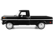 1972 Ford F-100 Pickup Truck Black "Timeless Legends" Series 1/24 Diecast Model Car by Motormax image 3