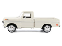 1972 Ford F-100 Pickup Truck Cream "Timeless Legends" Series 1/24 Diecast Model Car by Motormax image 3
