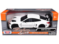 BMW M4 GT3 White "Timeless Legends" Series 1/24 Diecast Model Car by Motormax image 3