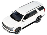 2025 Chevrolet Tahoe Z71 White "Timeless Legends" Series 1/24 Diecast Model Car by Motormax image 5