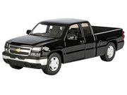 2006 Chevrolet Silverado 1500 Pickup Truck Black "Die-Cast Collection" Series 1/25 Diecast Model Car by Motormax image 2