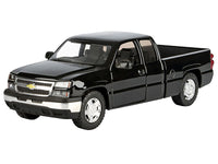 2006 Chevrolet Silverado 1500 Pickup Truck Black "Die-Cast Collection" Series 1/25 Diecast Model Car by Motormax image 2
