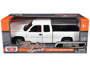 2006 Chevrolet Silverado 1500 Pickup Truck White "Timeless Legends" Series 1/25 Diecast Model Car by Motormax image 3