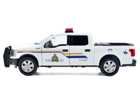 2019 Ford F-150 Lariat Crew Cab Pickup Truck "Royal Canadian Mounted Police" White with Flashing Light Bar and Front and Rear Lights and Sounds "Law Enforcement and Public Service" Series 1/24-1/27 Diecast Model Car by M image 2