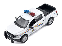 2019 Ford F-150 Lariat Crew Cab Pickup Truck "Royal Canadian Mounted Police" White with Flashing Light Bar and Front and Rear Lights and Sounds "Law Enforcement and Public Service" Series 1/24-1/27 Diecast Model Car by M image 3