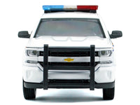 2017 Chevrolet Silverado 1500 LT Z71 Crew Cab Pickup Truck "Royal Canadian Mounted Police" White with Flashing Light Bar and Front and Rear Lights and Sounds "Law Enforcement and Public Service" Series 1/24-1/27 Diecast  image 4