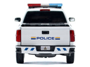 2017 Chevrolet Silverado 1500 LT Z71 Crew Cab Pickup Truck "Royal Canadian Mounted Police" White with Flashing Light Bar and Front and Rear Lights and Sounds "Law Enforcement and Public Service" Series 1/24-1/27 Diecast  image 5