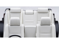 Toyota Century Open Car Convertible RHD (Right Hand Drive) Black with White Interior 1/18 Model Car by Autoart image 2