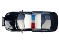 2023 Dodge Charger Pursuit Police Car "California Highway Patrol (CHP)" Black and White with Flashing Light Bar and Front and Rear Lights and Sounds 1/24 Diecast Model Car by Motormax image 5
