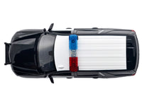 2025 Chevrolet Tahoe PPV "CHP (California Highway Patrol)" Black and White with Flashing Light Bar and Front and Rear Lights and Sounds 1/24 Diecast Model Car by Motormax image 5