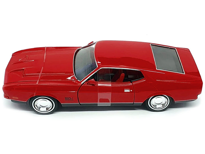 1971 Ford Mustang Mach 1 Red James Bond 007 "Diamonds are Forever" (1971) Movie "James Bond Collection" Series 1/24 Diecast Model Car by Motormax image 2