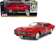 1971 Ford Mustang Mach 1 Red James Bond 007 "Diamonds are Forever" (1971) Movie "James Bond Collection" Series 1/24 Diecast Model Car by Motormax image 4