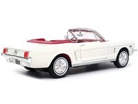 1964 1/2 Ford Mustang Convertible White with Red Interior James Bond 007 "Goldfinger" (1964) Movie "James Bond Collection" Series 1/24 Diecast Model Car by Motormax image 2
