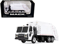 Mack LR with McNeilus Rear Load Refuse Body White 1/87 (HO) Diecast Model by First Gear image 2