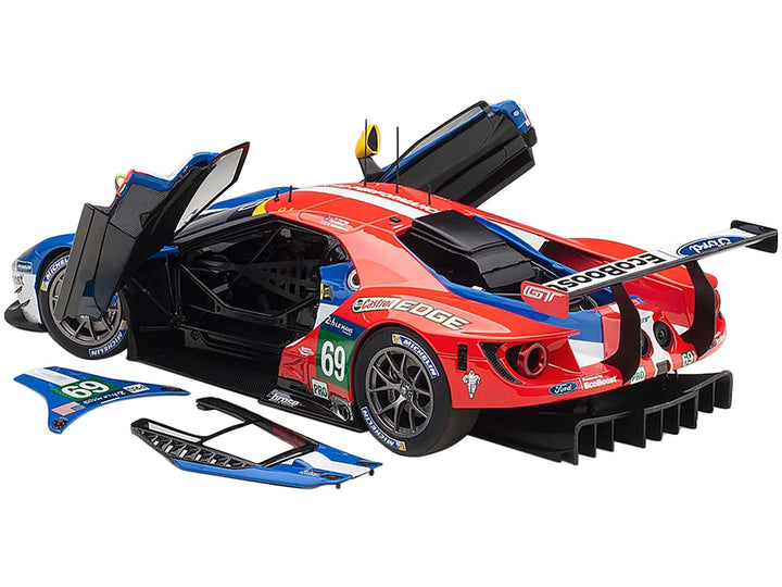 Ford GT #69 Ryan Briscoe - Richard Westbrook - Scott Dixon "Ford Chip Ganassi Team USA" 24H Le Mans (2016) 1/18 Model Car by Autoart image 2