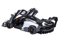 McLaren Senna GTR Silica White with Black Top 1/18 Model Car by Autoart image 2