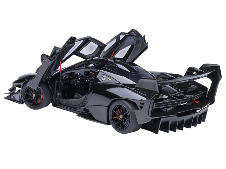 McLaren Senna GTR Onyx Black 1/18 Model Car by Autoart image 2