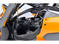 McLaren Senna GTR Orange with Black Top 1/18 Model Car by Autoart image 4