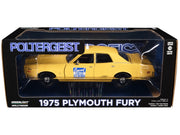 1975 Plymouth Fury Taxi "Crescent Cab Co." Yellow "Poltergeist" (1982) Movie "Hollywood" Series 20 1/24 Diecast Model Car by Greenlight image 3