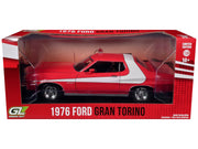 1976 Ford Gran Torino Red with White Graphics "Hollywood Greatest Hits" Series 1/24 Diecast Model Car by Greenlight image 3