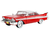 1958 Plymouth Fury Red with White Top and Red Interior "Hollywood Greatest Hits" Series 1/24 Diecast Model Car by Greenlight image 2