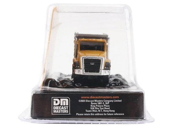 CAT Caterpillar CT660 Dump Truck Yellow "Micro-Constructor" Series Diecast Model by Diecast Masters image 2
