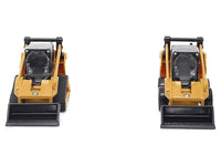 CAT Caterpillar 272D2 Skid Steer Loader Yellow and CAT Caterpillar 297D2 Compact Track Loader Yellow Set of 2 pieces 1/64 Diecast Models by Diecast Masters image 4