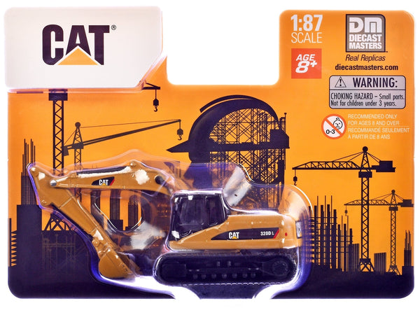 Diecast Masters CAT 320D L hydraulic excavator yellow HO 1:87 84663CS, product image 1