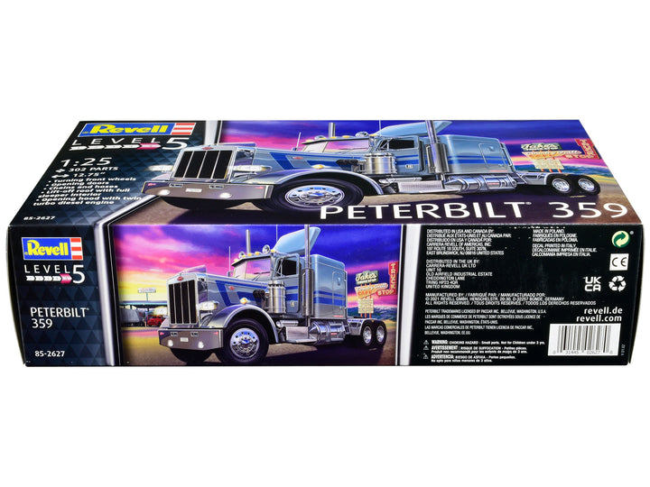 Level 5 Model Kit Peterbilt 359 Truck Tractor 1/25 Scale Model by Revell image 2
