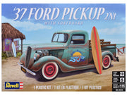 Level 5 Model Kit 1937 Ford Pickup Truck with Surfboard 2-in-1 Kit 1/25 Scale Model by Revell image 3