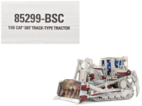 CAT Caterpillar D8T Track Type Tractor with Single Shank Ripper "Brent Scarbrough & Co." Patriotic Livery "High Line" Series 1/50 Diecast Model by Diecast Masters image 4