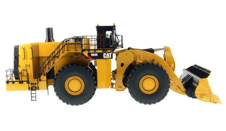 CAT Caterpillar 994K Wheel Loader with Rock Bucket and Operator "Core Classics" Series 1/50 Diecast Model by Diecast Masters image 2