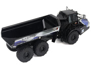CAT Caterpillar 745 Articulated Dump Truck "Brent Scarbrough & Co. - Back the Blue" Black with Graphics "High Line" Series 1/50 Diecast Model by Diecast Masters image 3