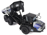 CAT Caterpillar 745 Articulated Dump Truck "Brent Scarbrough & Co. - Back the Blue" Black with Graphics "High Line" Series 1/50 Diecast Model by Diecast Masters image 4