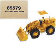 CAT Caterpillar 966A Wheel Loader Yellow with Operator "Vintage Series" 1/50 Diecast Model by Diecast Masters image 5