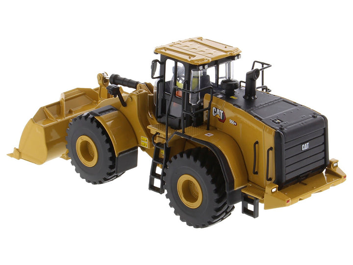 CAT Caterpillar 966 GC Wheel Loader Yellow with Operator "High Line Series" 1/50 Diecast Model by Diecast Masters image 2