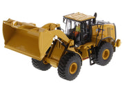 CAT Caterpillar 972 XE Wheel Loader Yellow with Operator "High Line Series" 1/50 Diecast Model by Diecast Masters image 2