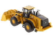 CAT Caterpillar 982 XE Wheel Loader Yellow with Operator "High Line Series" 1/50 Diecast Model by Diecast Masters image 4