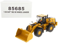 CAT Caterpillar 982 XE Wheel Loader Yellow with Operator "High Line Series" 1/50 Diecast Model by Diecast Masters image 5