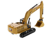 CAT Caterpillar 395 Next-Generation Hydraulic Excavator (General Purpose Version) Yellow with Additional Tools "High Line Series" 1/87 (HO) Diecast Model by Diecast Masters image 3