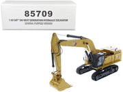 CAT Caterpillar 395 Next Generation Hydraulic Excavator (General Purpose Version) Yellow with Operator and Additional Tools "High Line" Series 1/50 Diecast Model by Diecast Masters image 2