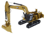 CAT Caterpillar 395 Next Generation Hydraulic Excavator (General Purpose Version) Yellow with Operator and Additional Tools "High Line" Series 1/50 Diecast Model by Diecast Masters image 5