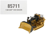 CAT Caterpillar D10 Track Type Dozer Yellow "High Line Series" 1/50 Diecast Model by Diecast Masters image 4