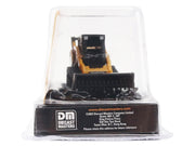 CAT Caterpillar 272C Compact Track Loader with Broom Yellow "Micro-Constructor" Series Diecast Model by Diecast Masters image 3