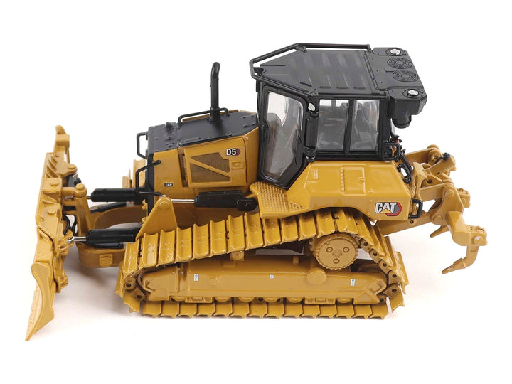CAT Caterpillar D5 LGP Track-Type Dozer Yellow "High Line" Series 1/50 Diecast Model by Diecast Masters image 2