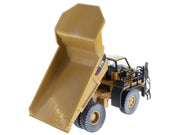 CAT Caterpillar 770 Off-Highway Truck Yellow (Weathered) with Operator "Weathered" Series 1/50 Diecast Model by Diecast Masters image 3