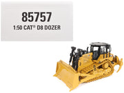CAT Caterpillar D8 Track-Type Dozer (Standard Configuration) Yellow "High Line" Series 1/50 Diecast Model by Diecast Masters image 5