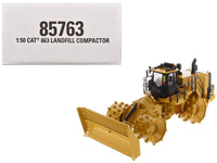 CAT Caterpillar 836 Landfill Compactor Yellow "High Line" Series 1/50 Diecast Model by Diecast Masters image 5